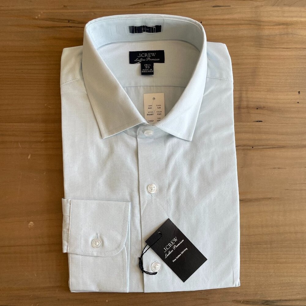NWT J. Crew Ludlow Premium Slim Fit Dress Shirt